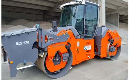 Dobavljen nov tandem valjar HAMM HD+ 90i VO-S za CESTNO PODJETJE PTUJ