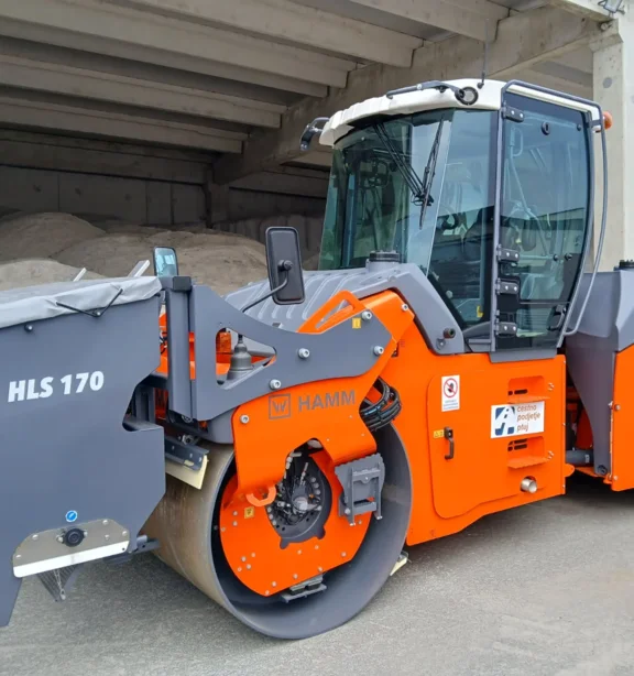 Dobavljen nov tandem valjar HAMM HD+ 90i VO-S za CESTNO PODJETJE PTUJ